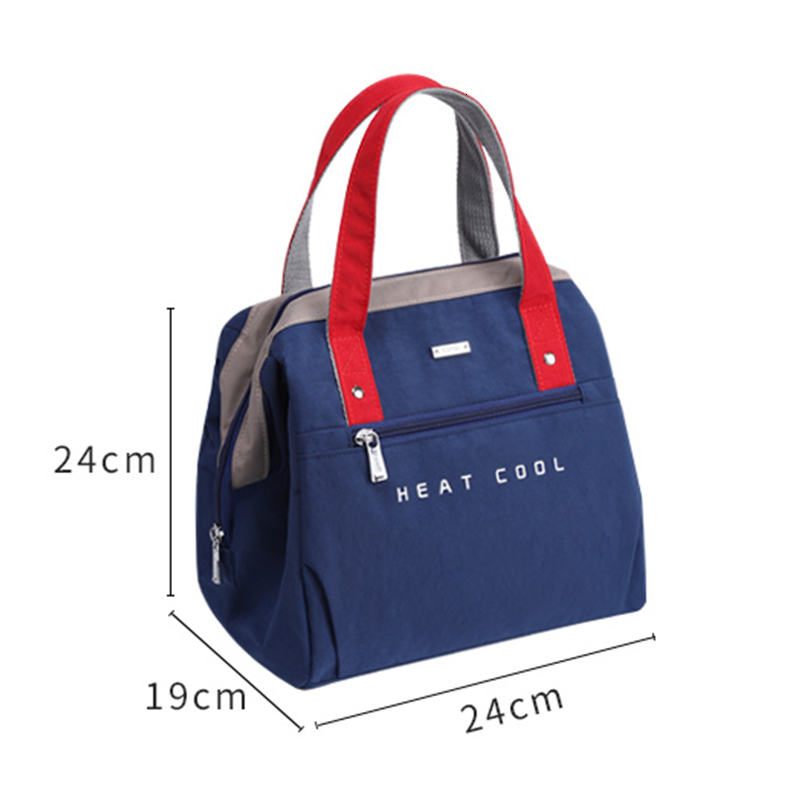 Ice Packs/Isothermic Bags Large Lunch Bag Women Waterproof Concise Convenient Fresh Cooler Bags Thermal Breakfast Food Box Portable Picnic Travel WY28
