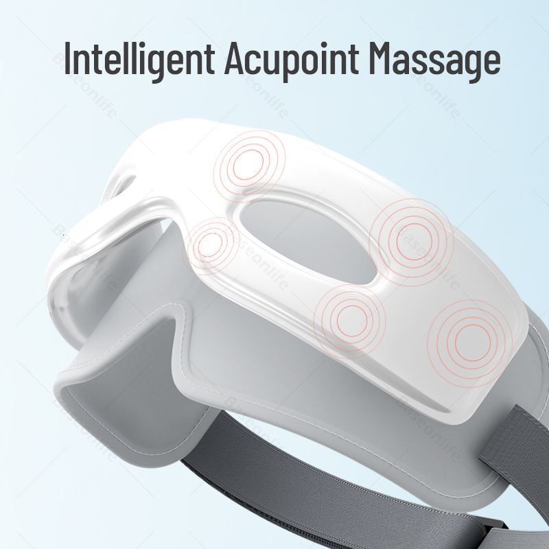 Eye Massager 6D Smart Airbag Vibration Care Instrument Compress Bluetooth Massage Glasses Fatigue Pouch Wrinkle p 230801