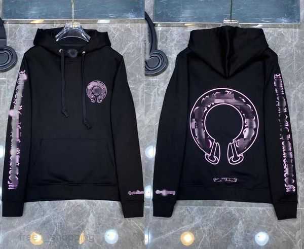 Fashion Luxury Men's Jackets Designer Zipper Sweatshirts Heart Horseshoe Cross Print Brand Ch Hoodies Women Chromes Coat Casual Pullover Loose Sweater CH HOODIE