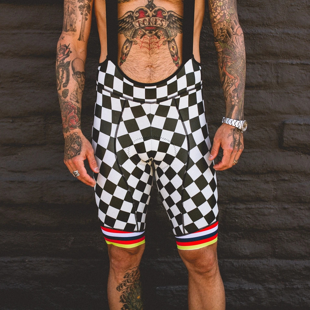 Cycling Bib Shorts USA Love The Pain Cycling Shorts Road MTB Knickers Men Bike Clothing Hombre Riding Pants Ropa Ciclismo Anti-Wear Bib Shorts Suit 23