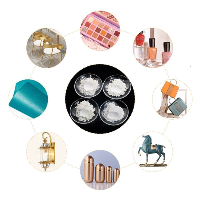 Nail Glitter 500g super bright diamond white crystal pearl powder eye shadow nail polish pigment mica powder 230718