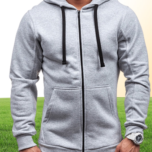 Spring Fall Male Cardigan Full Zip Hoodie Long Sleeve Hooded Sweatshirt Tech Fleece Plus Size Coat Jacket Warm Jumper Outwear