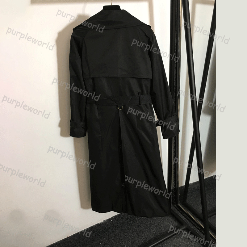 Womens Trench Coat Loose Long Elegant Fashion Belt Design Coat Outerwear 2 Color Womens Casual Daily Windbreaker