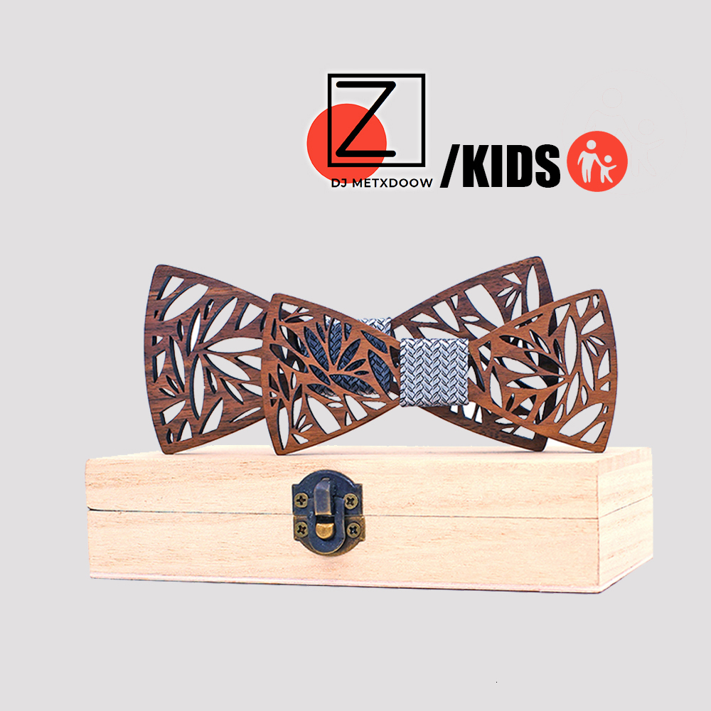 Bow Ties Vintage Floral Printed ParentChild Bowtie Sets Wooden Kids Pet Men Butterfly Party Dinner Wedding Tie Gift Accessory 230718