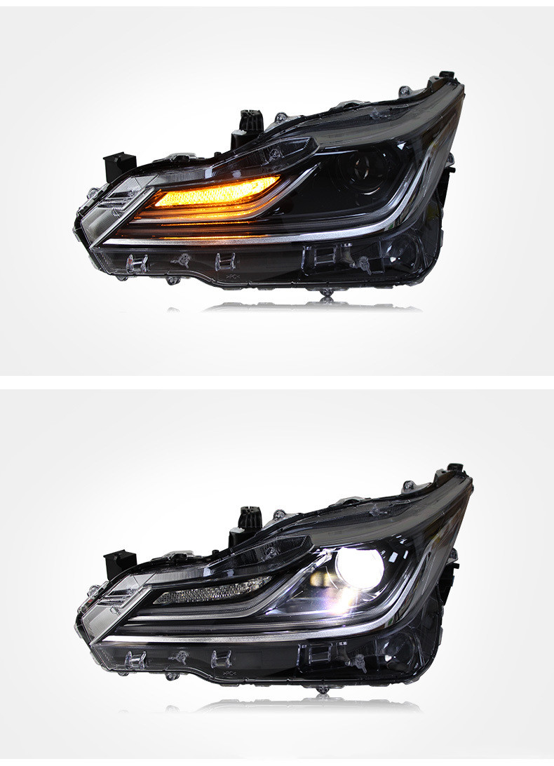 LED Headlights Light Assembly For Toyota Corolla 20 19-20 21 Modified Streaming Turn Signal Headlights