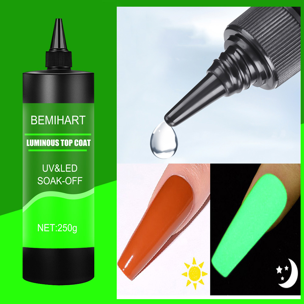 Nail Treatments BEMIHART luminous reflective magnetic gel nail polish LED UV gel nail polish luminous semi permanent soap nail art Poland 230718