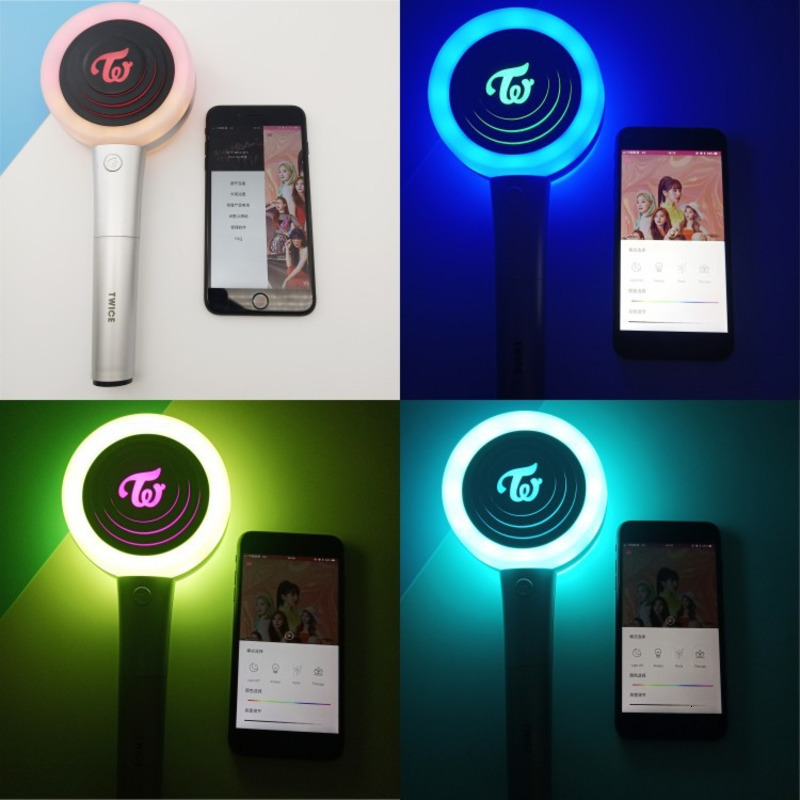 LED Light Sticks Kpop Twice Lightstick Ver.2 With Bluetooth Korea Light Stick Lamp Lightstick Concert Party Flash Fluorescent Toy Fans Collection 2307