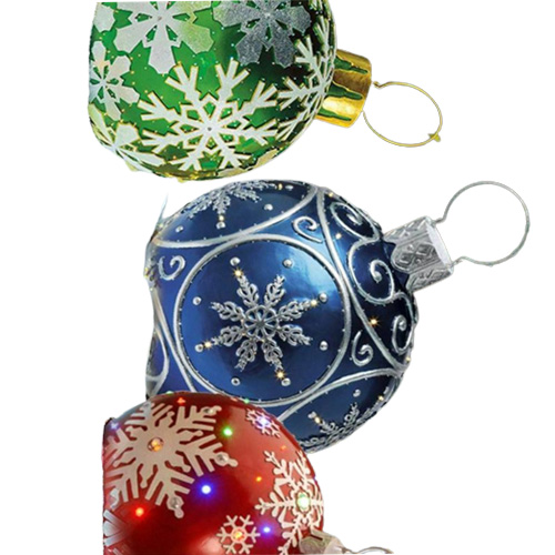 Party Decoration 60Cm Large Christmas Balls Tree Decorations Outdoor Atmosphere Inflatable Baubles Toys For Home Gift Ball Ornamen1152538