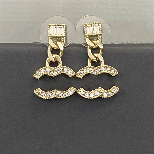 Designer simple Earrings ccity Luxury Stud Women Jewelry Gold drop Earring Woman ohrringe With box 31