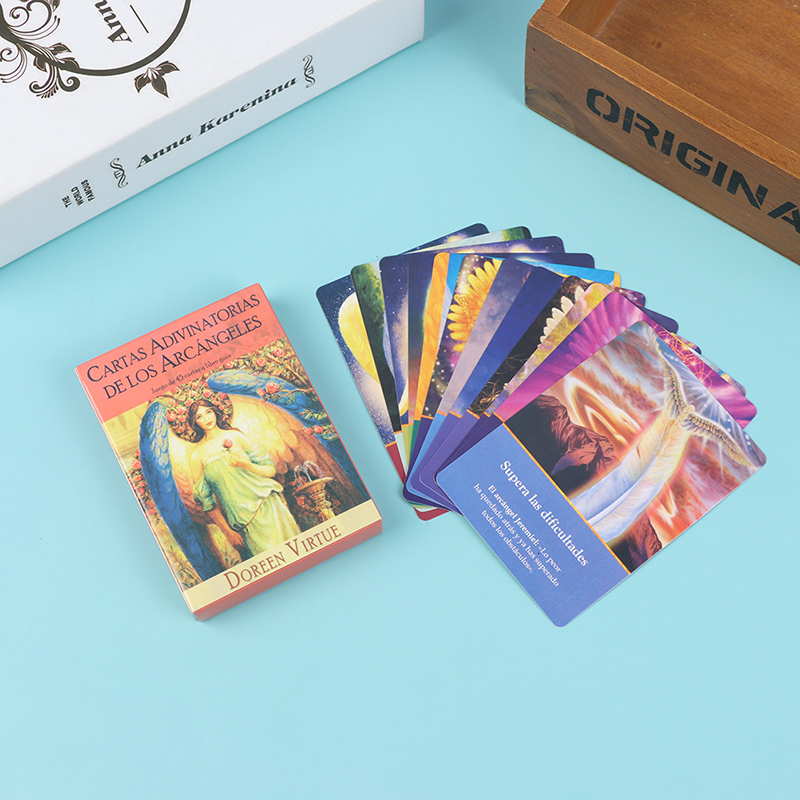 Outdoor Games Activities Spanish Tarot Archangel Cards Tarot Tle Board Game Card Deck 230718
