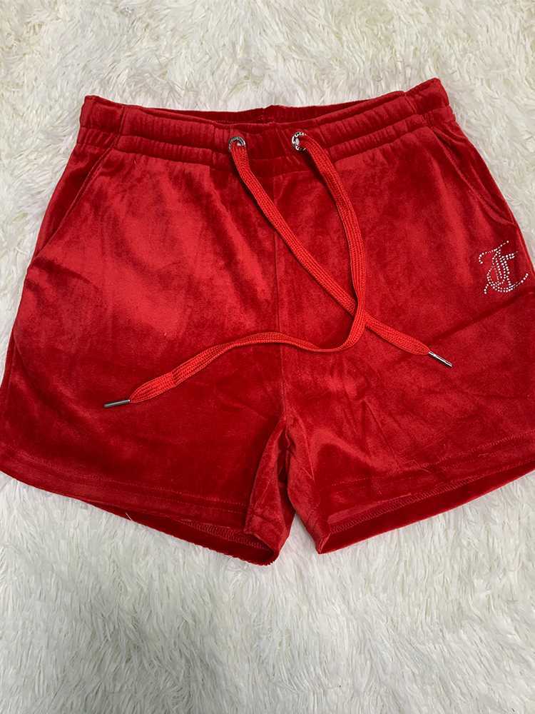 Women's Shorts Velour Sporty Shorts Biker Shorts for Workout Fitness Diamon Juicy Tracksuit Short Sportwear 2023 Trendy Women Summer Shorts