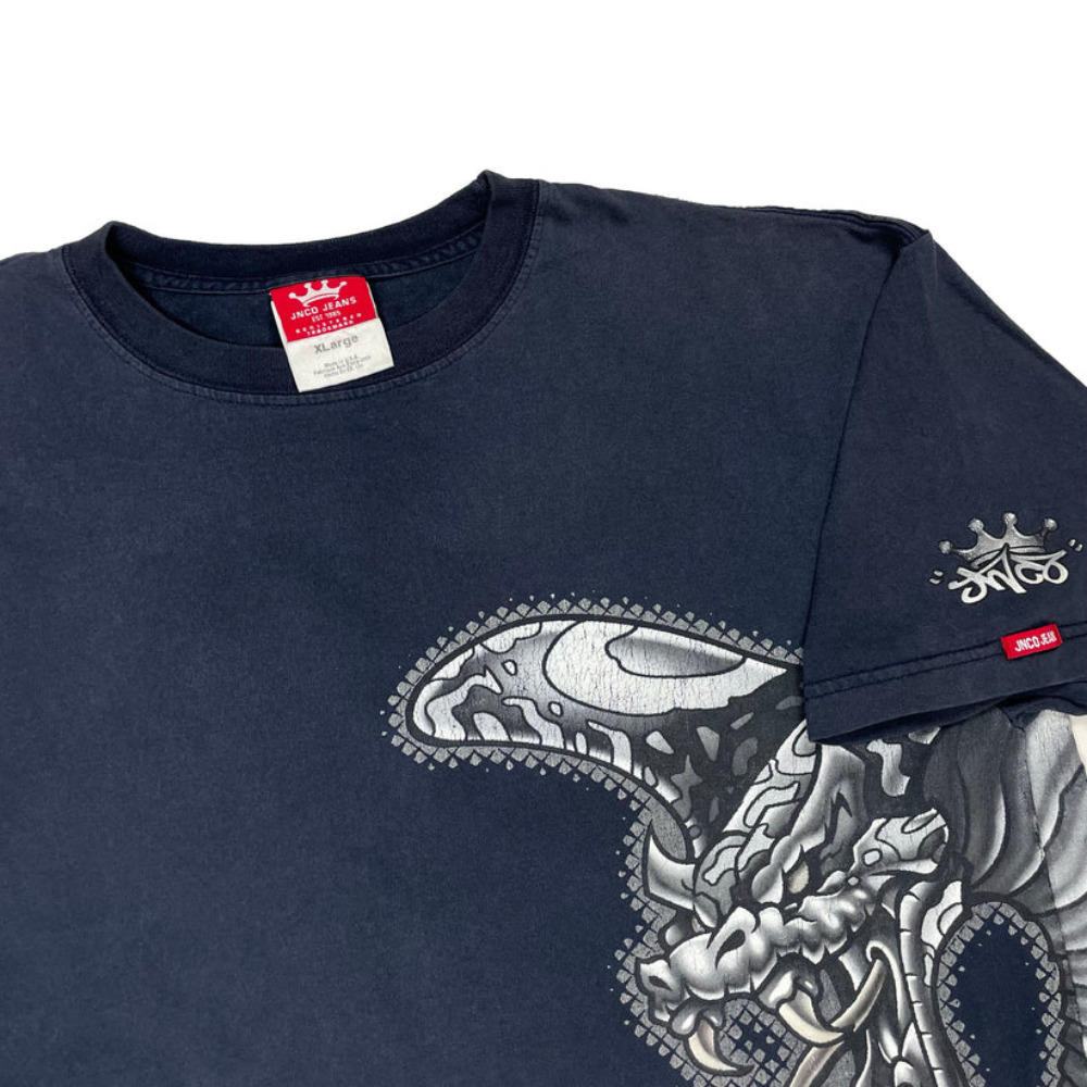 Men's T-Shirts Y2k T-shirt Street Apparel JNCO Harajuku Hip Hop Graphic Printing Large T-shirt Men's Punk Rock Vintage Gothic Short Sleeve T