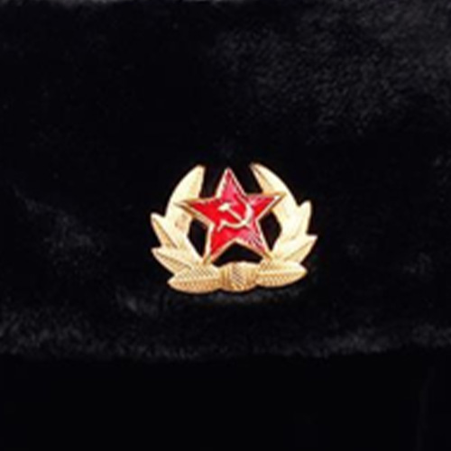 Soviet Army Military Badge Russia Ushanka Bomber Hats Pilot Trapper Hat Winter Faux Rait Fur Earflap Men Snow Caps1868955