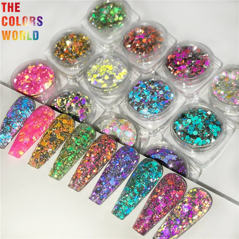 Nail Glitter TCT-774 Reflective Shining Nail Powder Shining Disco Crystal Diamond Chromium Pigment Dipped Powder Shining Party Shining 230718