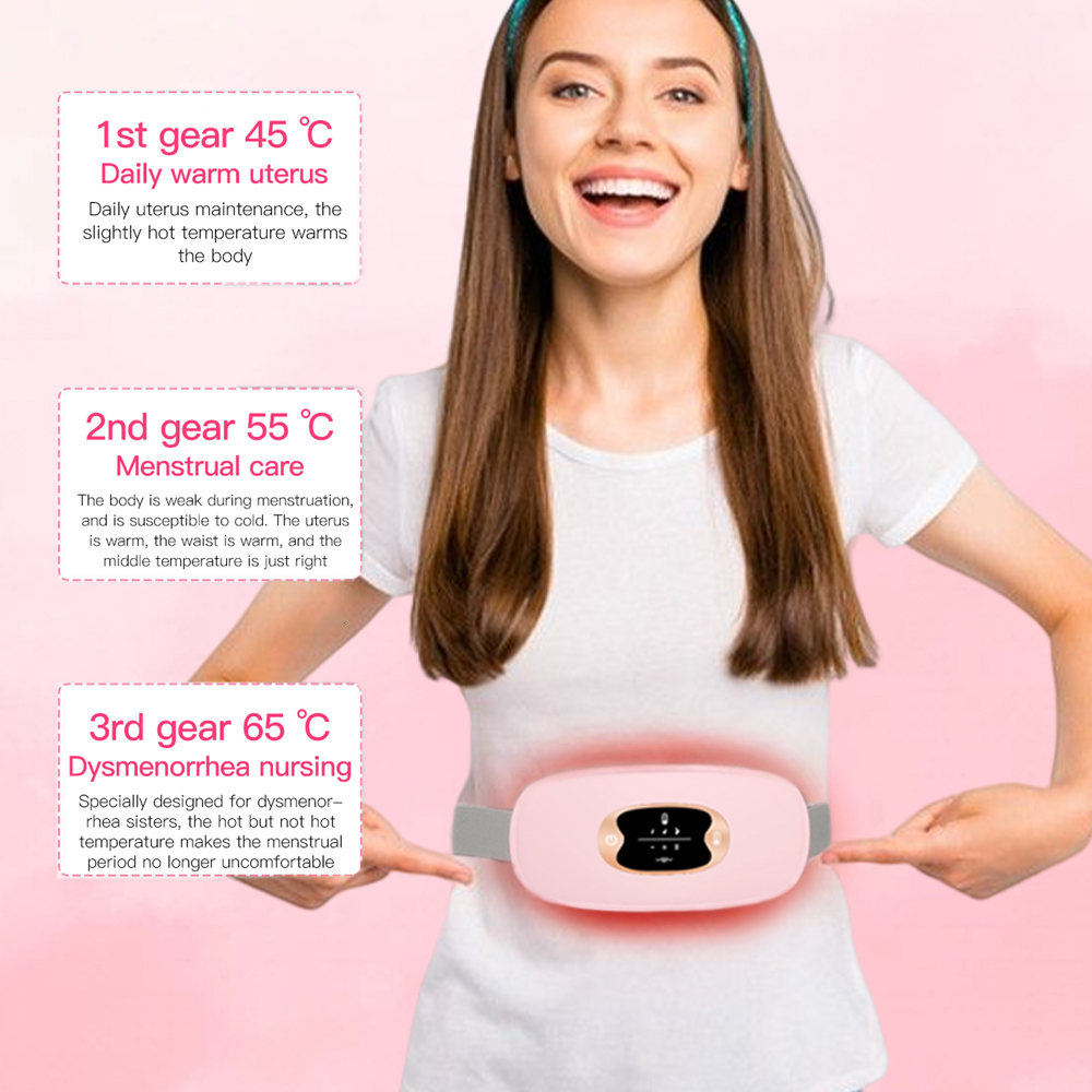 Other Massage Items Smart Warm Belt Menstrual Heating Pad Electric Waist Compress Body Massager Back Abdominal Colic Period Pain Relief 230718