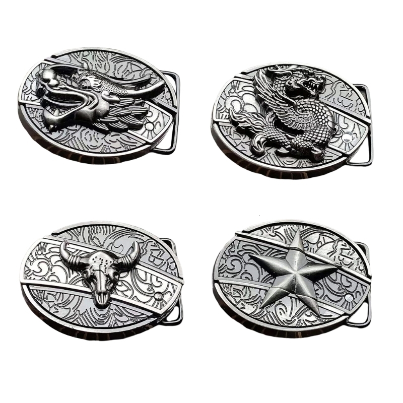 Neck Ties Western Belt Engraving Buckle Fits 15"3840mm Wide Strap Howard Buckles Birthday Gifts for Men 230718