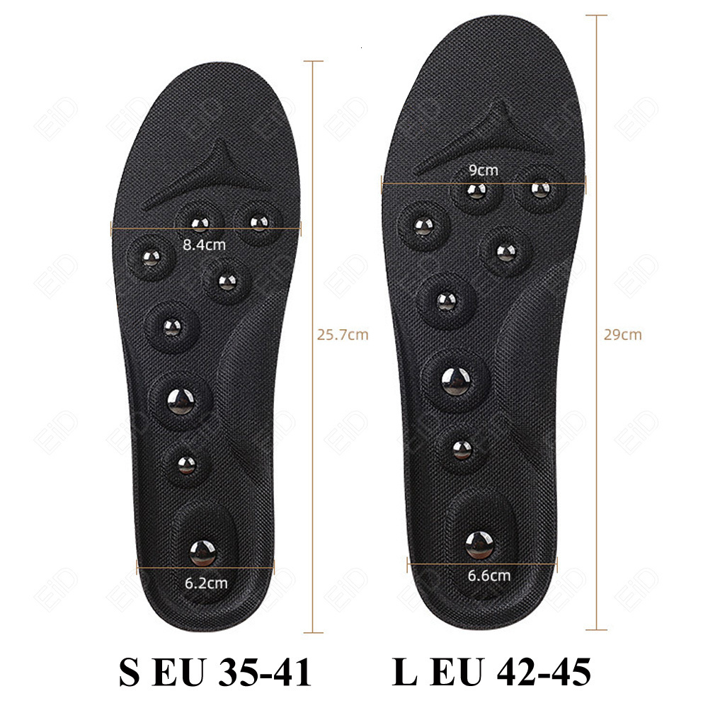 Shoe Parts Accessories EiD Big Magnets Foot Massage New Magnetic Insoles Feet Physiotherapy Therapy Acupressure Slimming for Weight Loss 230718