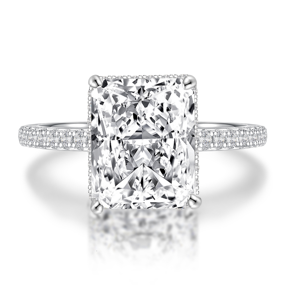 Wedding Rings Wong Rain 925 Sterling Silver Created e Gemstone Birthstone Wedding Engagement Ring Fine Jewelry Wholesale FD26507658 230718