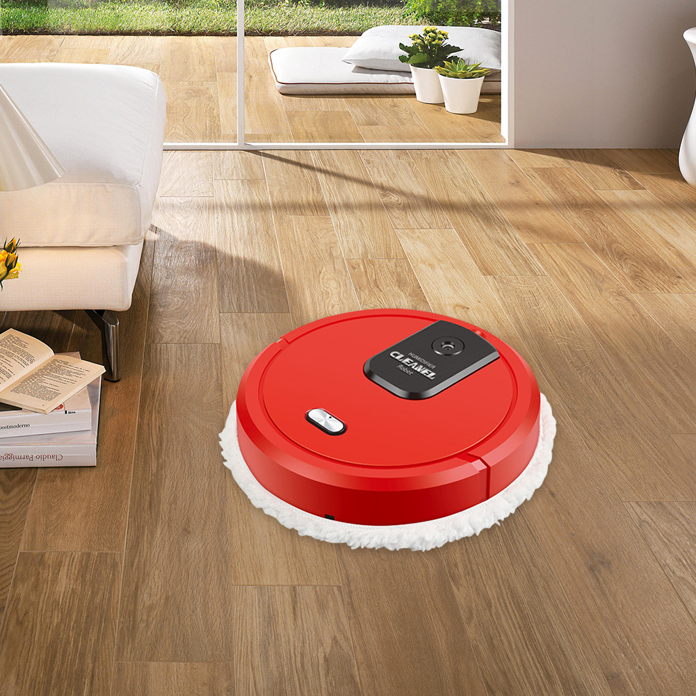 2024 Smart Robot Vacuum Cleaner with Dry & Wet Mopping, Cordless Rechargeable ABS Electric or Mop for Home Cleaning, 30 mins Usage Time dh910320090