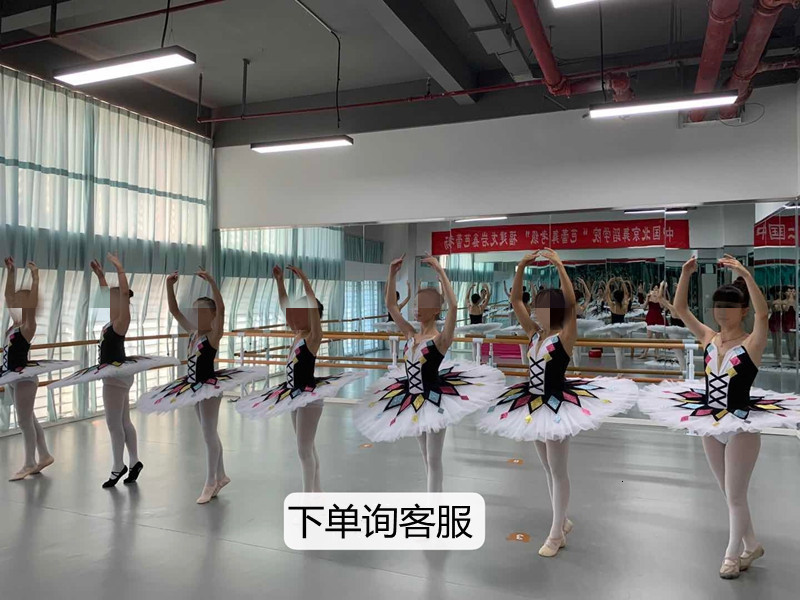 Dancewear Professional Ballet Tutu Child Kids Girls Adulto Harlequinade Pancake Tutu Multicolor Classical Ballet Costumes Ballerina Dress 230718