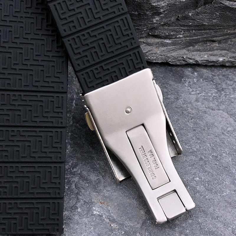 Watch Bands Fit for Tissot T-TOUCH T013 T047 21mm Soft Silicone Rubber Watch Band Black Orange Sport Waterproof Strap T091 T013420A Tools 230718