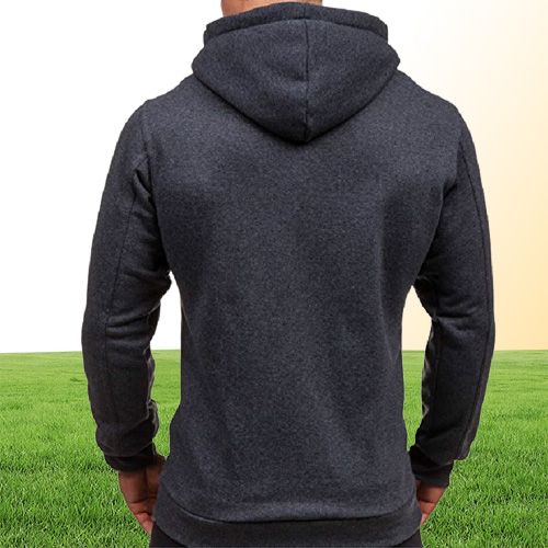 Spring Fall Male Cardigan Full Zip Hoodie Long Sleeve Hooded Sweatshirt Tech Fleece Plus Size Coat Jacket Warm Jumper Outwear