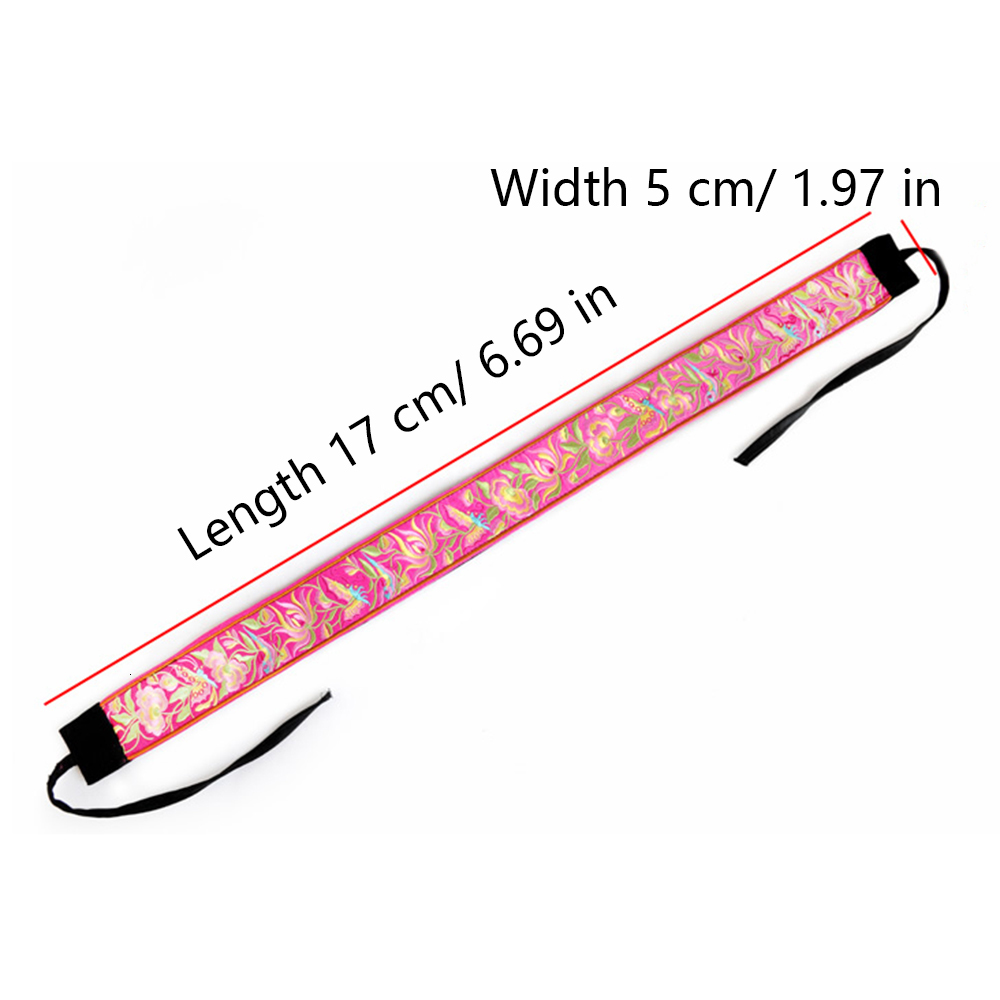 Neck Tie Traditional Floral Embroidered Belt Wrap Ethnic Waist for Shirt Dress 230718
