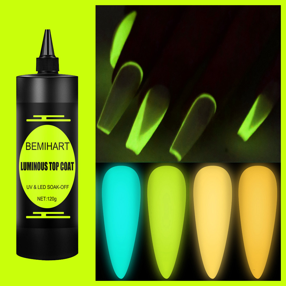 Nail Treatments BEMIHART luminous reflective magnetic gel nail polish LED UV gel nail polish luminous semi permanent soap nail art Poland 230718