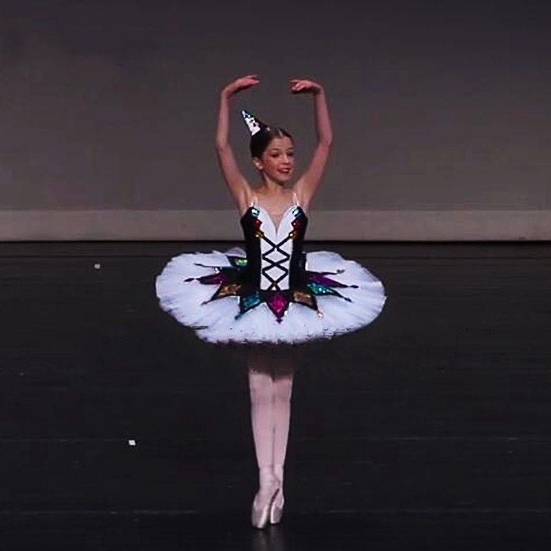 Dancewear Professional Ballet Tutu Child Kids Girls Adulto Harlequinade Pancake Tutu Multicolor Classical Ballet Costumes Ballerina Dress 230718