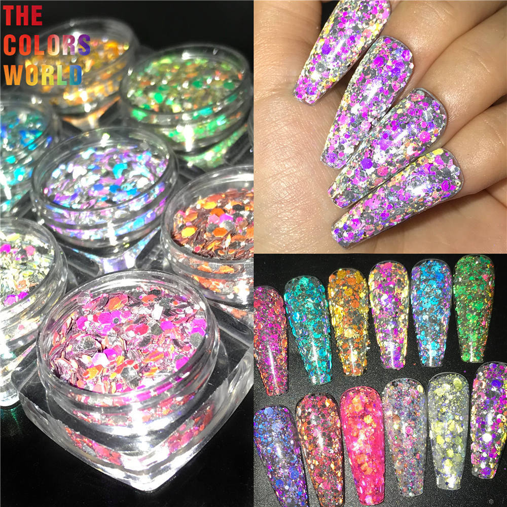 Nail Glitter TCT-774 Reflective Shining Nail Powder Shining Disco Crystal Diamond Chromium Pigment Dipped Powder Shining Party Shining 230718