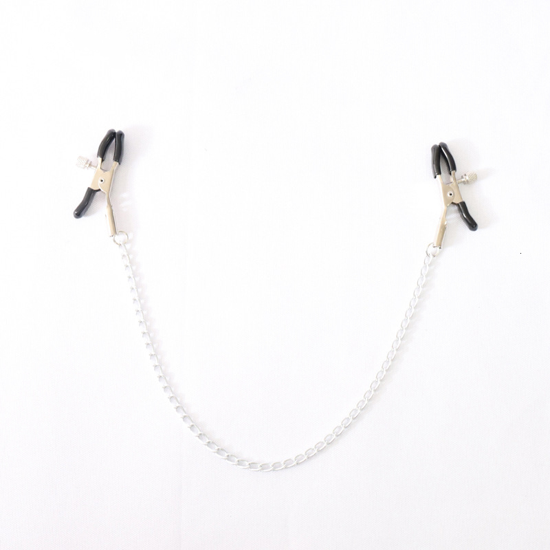 Adult Toys Sexy fly nipple clamps lab ia break with chain clips slave bdsm fetish sex toy tool 230719