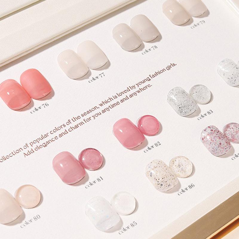Nail Gel 78 Colors Polish Glue Semi permanent Varnish UV LED For Art Manicure DIY Accessories 230718