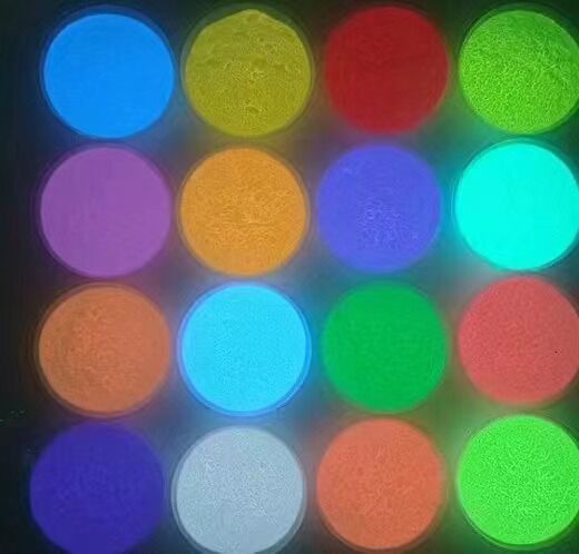 Nail Glitter TCYG100 emits light in dark pigments white continuously emitting luminescent powder luminous powder 230718