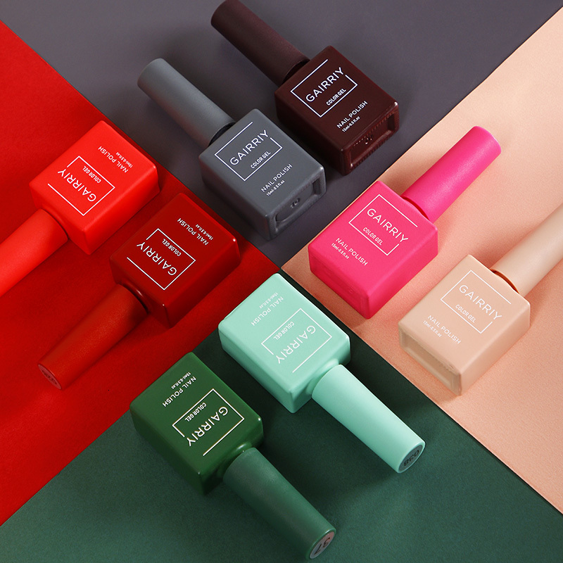 Nail Polish Gairriy 15ml gel nail polish 60/set with color board flash soap UV LED semi permanent varnish art salon nail accessories 230718