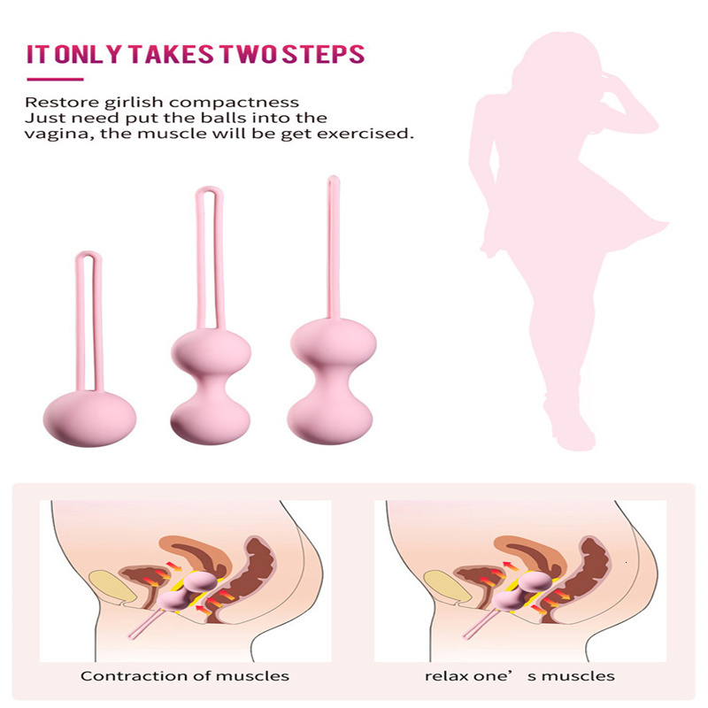 Vibrators Set Safe Smart Ball Kegel Ben Wa Vaginal Firming Sports Machine Geisha Sex Toys 230719