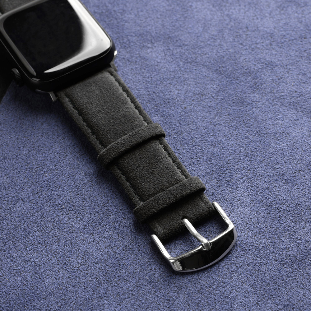 Watch Bands YMW Strap for Apple Watch Band 45mm 44mm 41mm 49mm Suede Leather Smartwatch Accessories for iWatch Ultar 8 7 6 SE 230718
