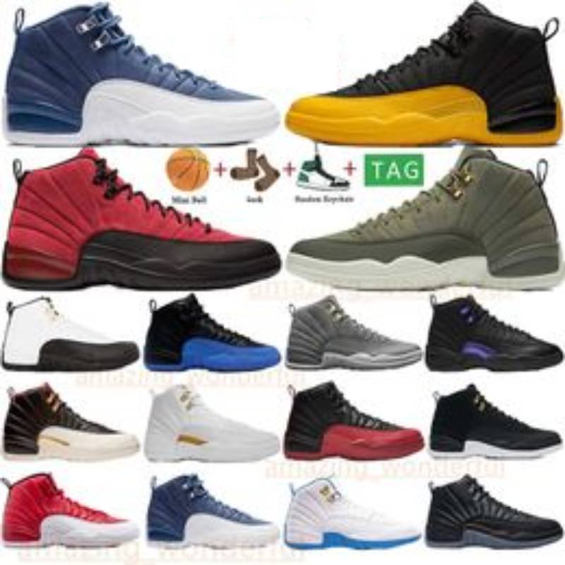 2023 Top Quality basketball shoes Game Royal fragment men women running sneakers Flu Game Dark Concord lndigo Reverse Taxi Twist mens trainers