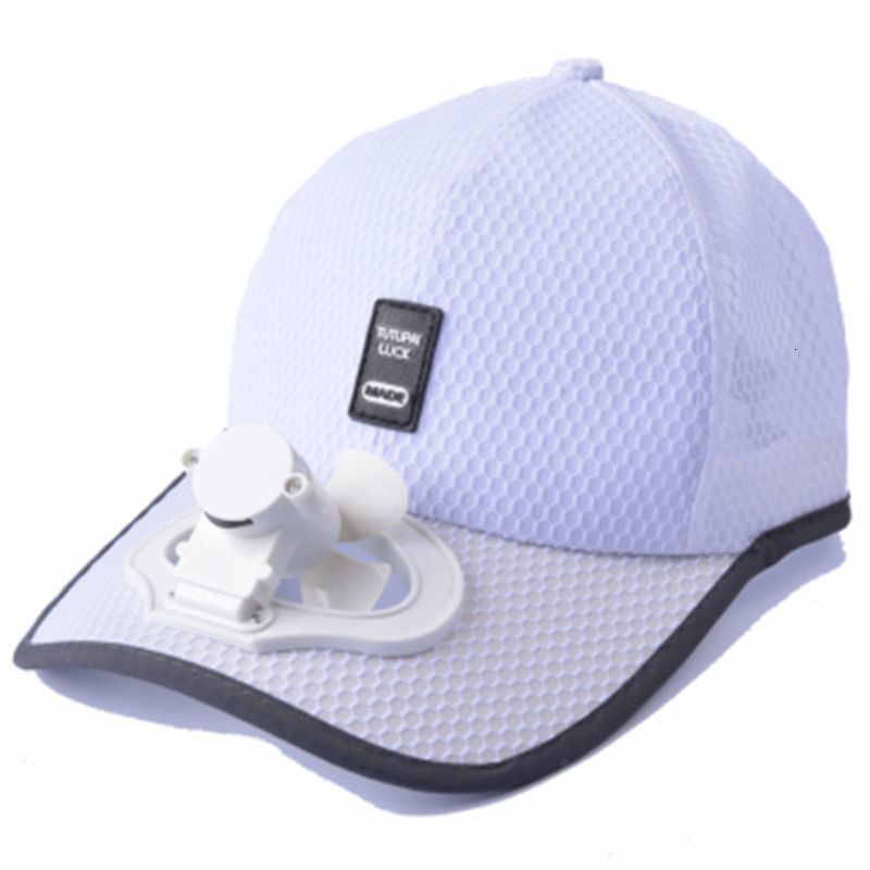 Ball Caps Adult Summer Sunscreen Baseball Cap with USB Rechargeable Mini Cooling Fan Breathable Mesh Adjustable Hat 230718