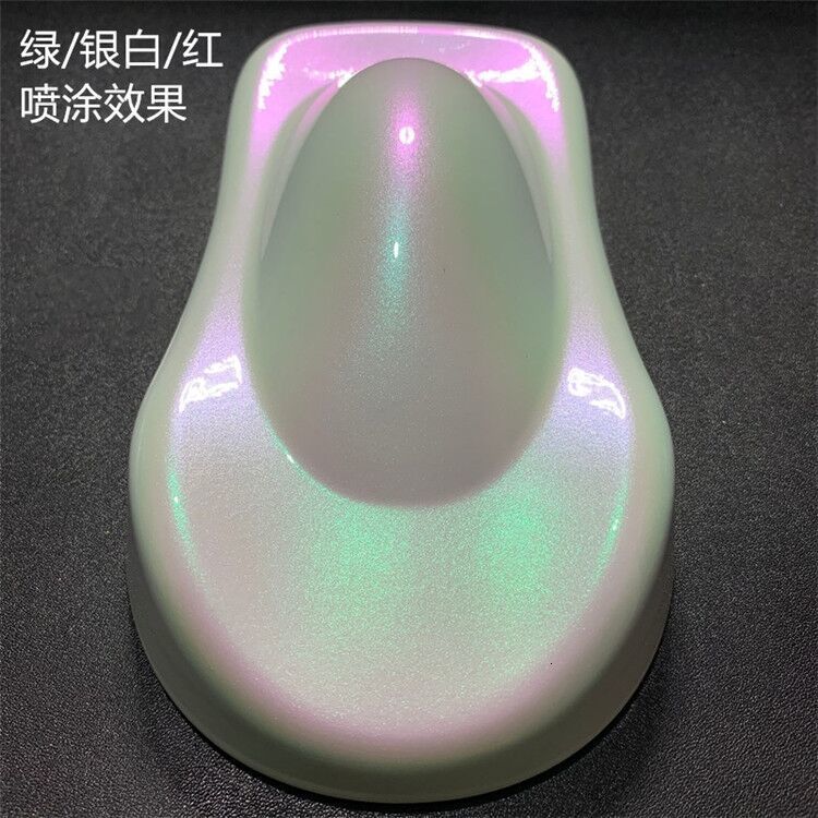 Nail Glitter 25g/bag rainbow chameleon car paint pearl pigment powder ghost color change pigment 230718