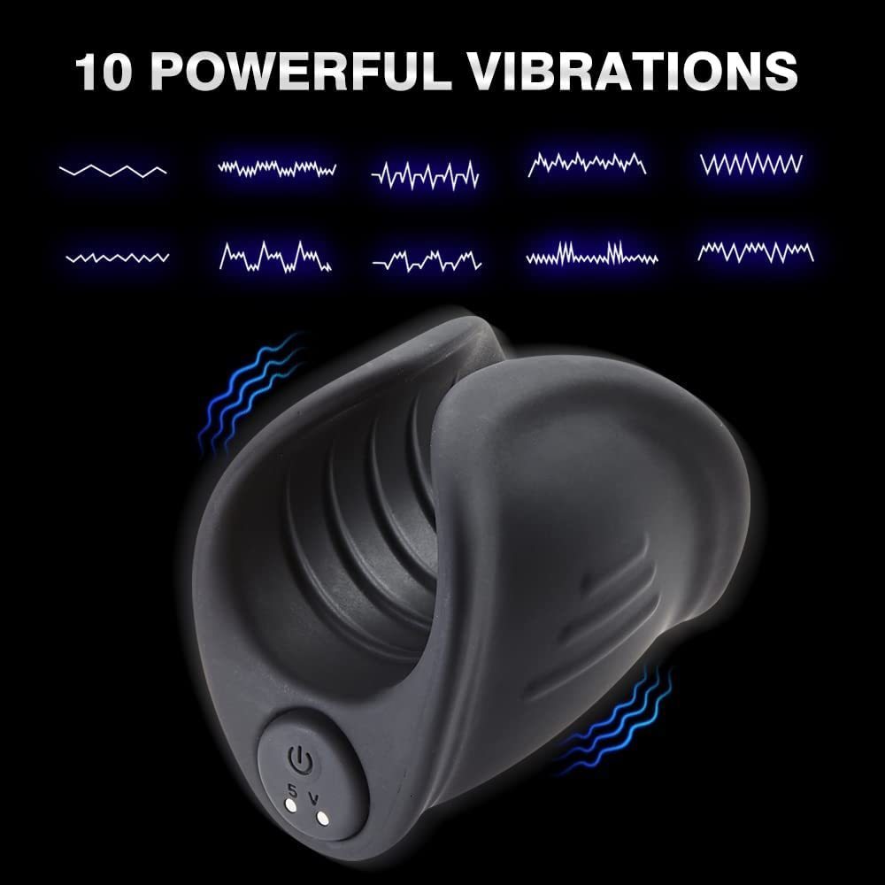 Masturbators 10 modes Ghost Exerciser penis trainer Glans masseur powerful vibrator Sex toy strength endurance training extender 230719