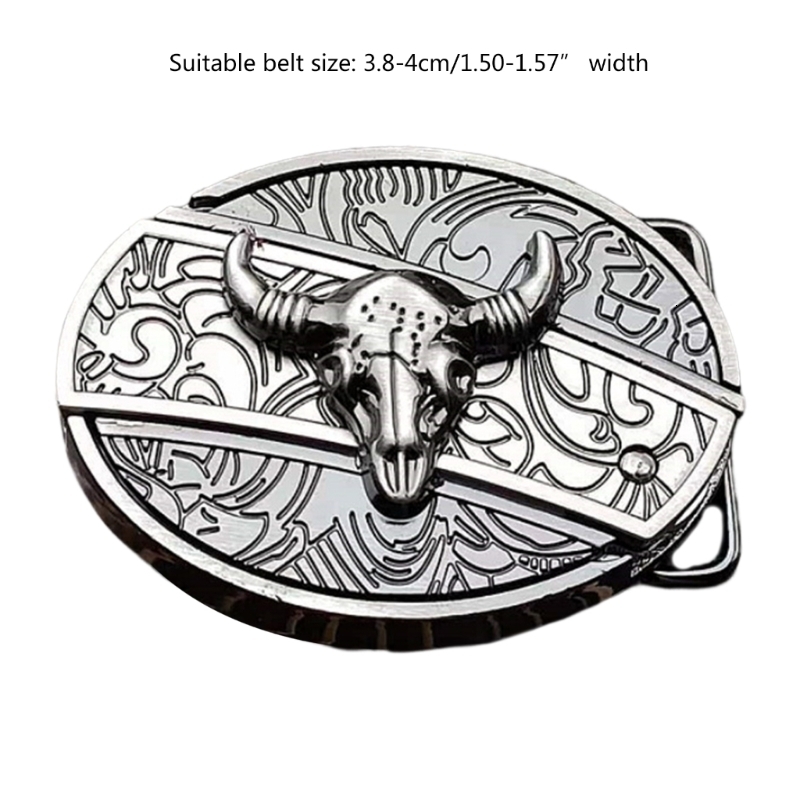 Neck Ties Western Belt Engraving Buckle Fits 15"3840mm Wide Strap Howard Buckles Birthday Gifts for Men 230718