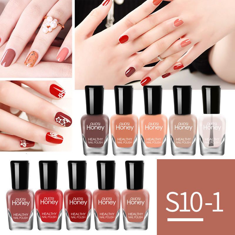 Nail Polish 10 piece nail art suit Muslim pure plain water Permeable Halal nail polish set Breathable 230718