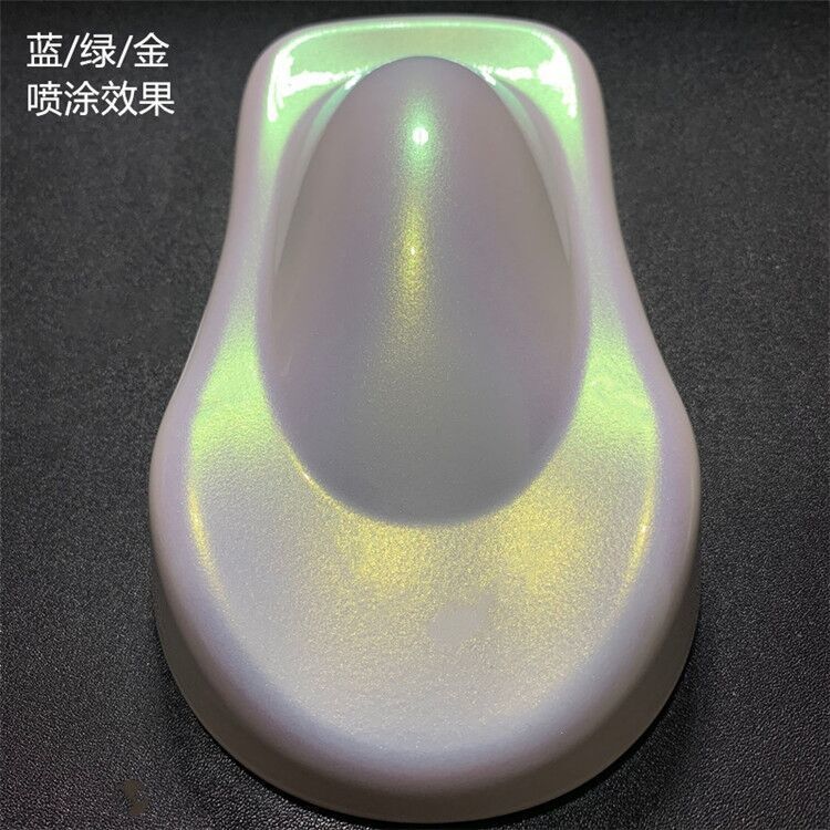 Nail Glitter 25g/bag rainbow chameleon car paint pearl pigment powder ghost color change pigment 230718