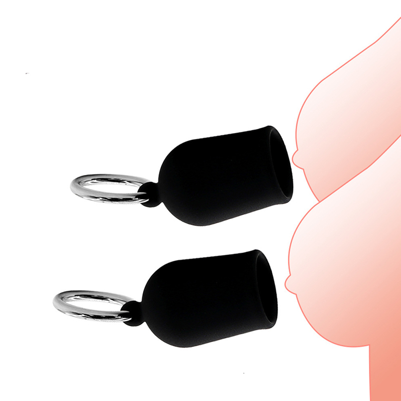 Adult Toys 2pc Nipple Clamps Bdsm suction cup treatment vacuum pump su 230719