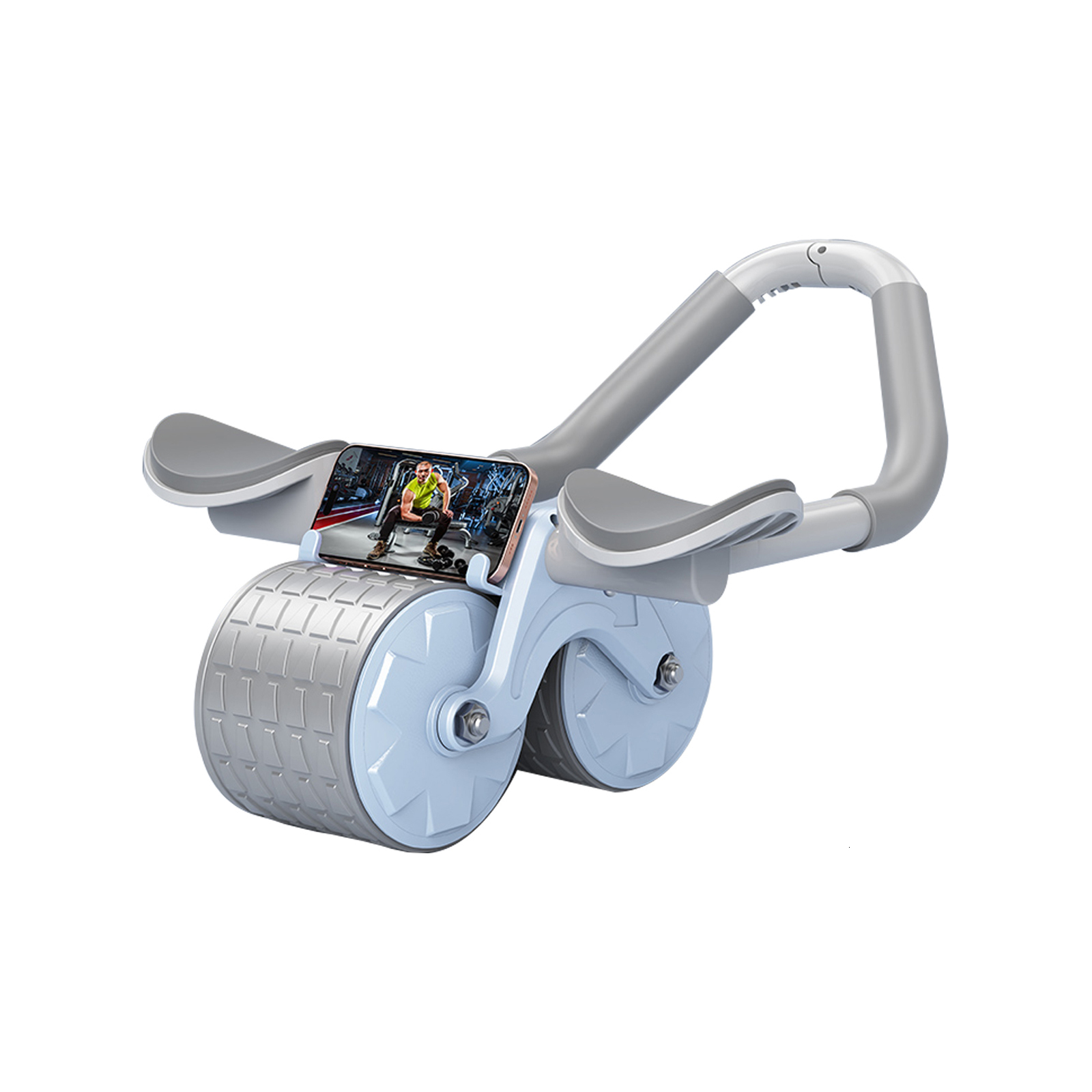 Sit Up Benches 2 In 1 Automatic Rebound Belly Wheel With Elbow Support 4D Roller Wheel Fitness Flat Plate Support dominal Workout Roler 230718