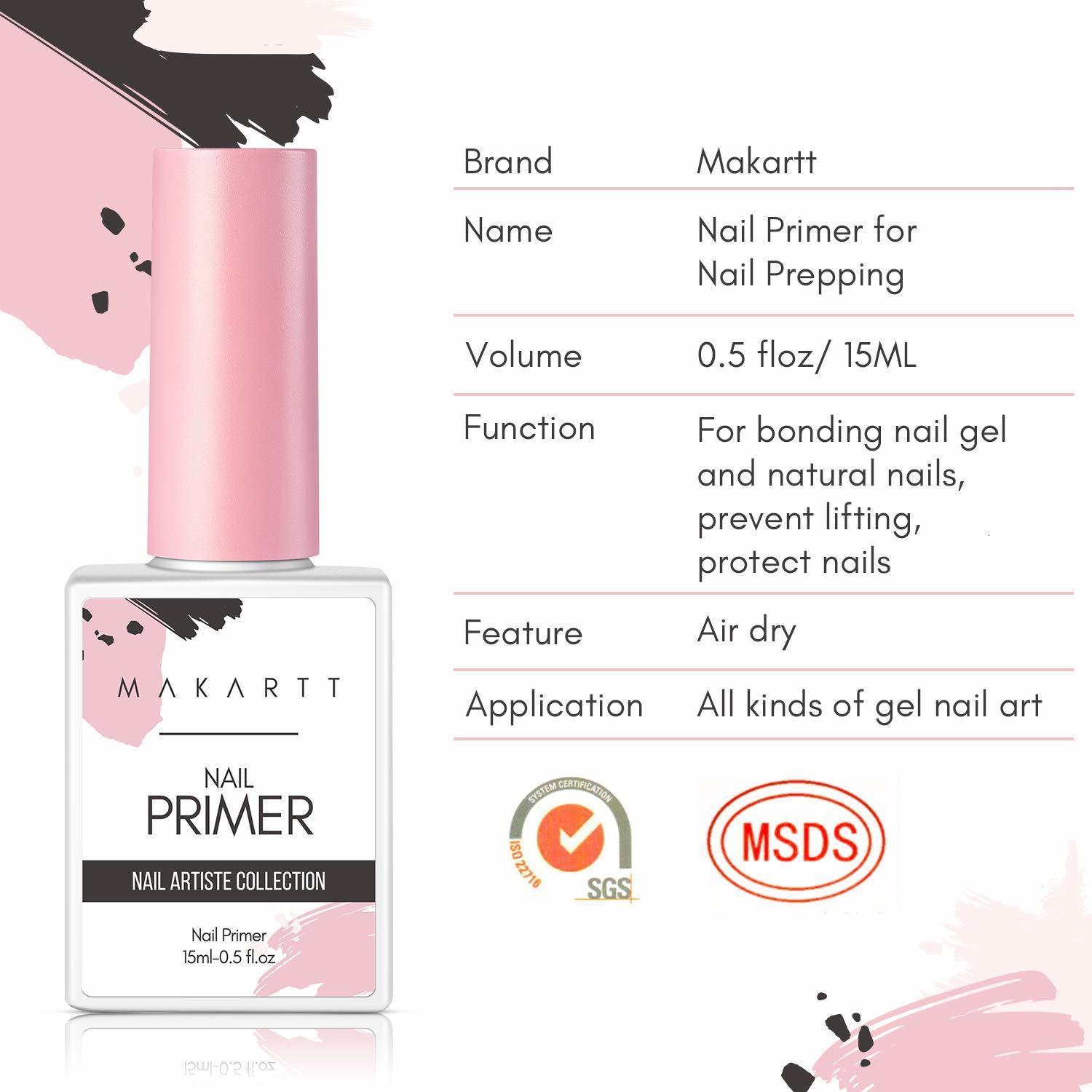 Nail Gel Makartt nail dehydration and nail primer adhesive for nail preparation advanced adhesive primer for gel nail polish 230718