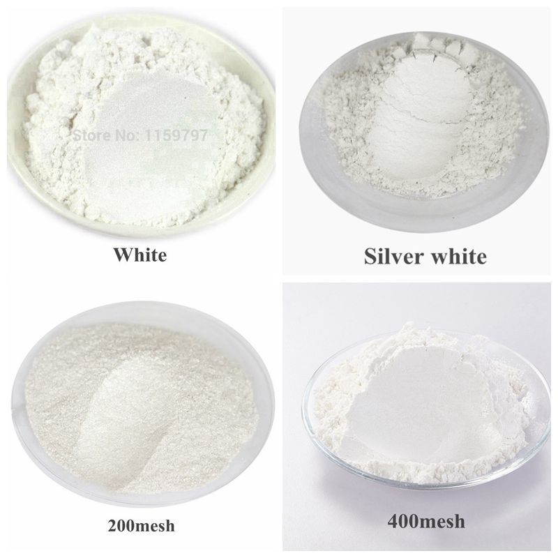 Nail Glitter 500g super bright diamond white crystal pearl powder eye shadow nail polish pigment mica powder 230718
