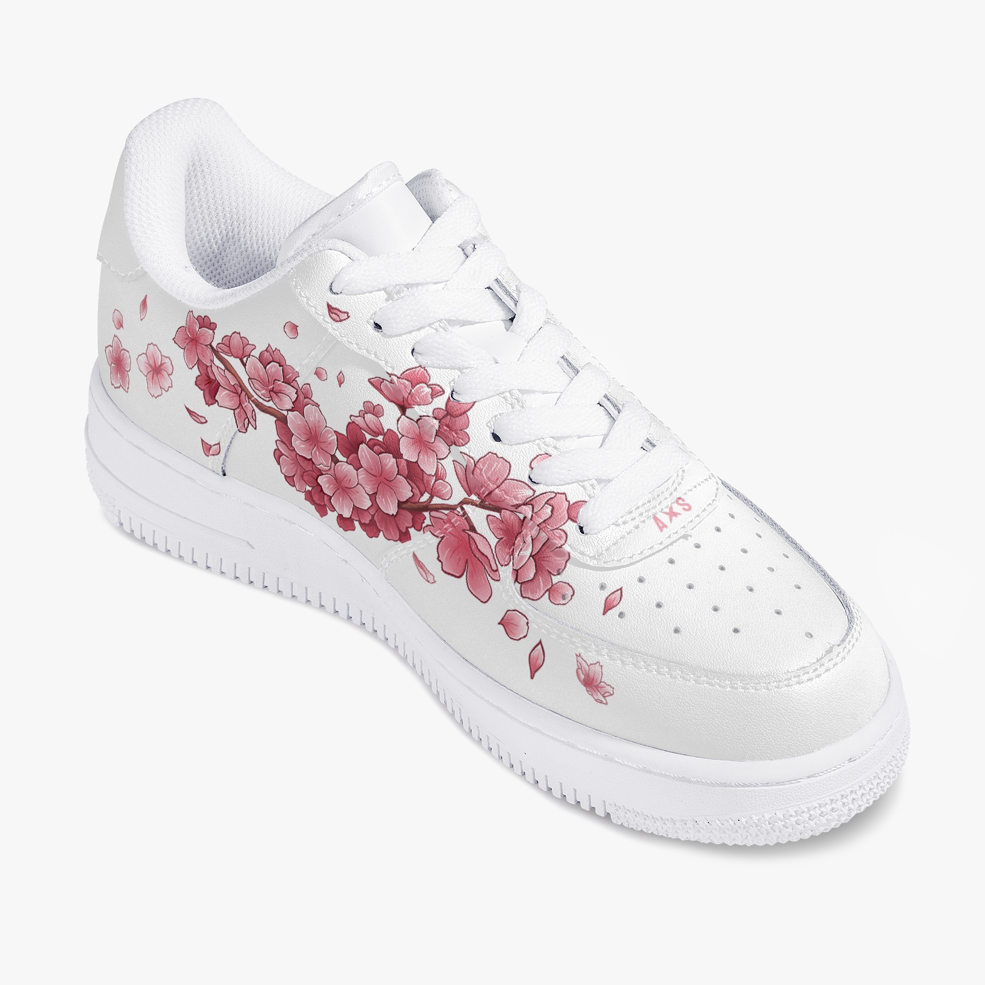 DIY shoes mens running shoes one for men women platform casual sneakers Classic White Black oriental cherry trainers outdoor sports 36-48 2675