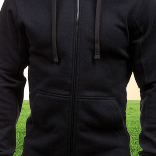 Spring Fall Male Cardigan Full Zip Hoodie Long Sleeve Hooded Sweatshirt Tech Fleece Plus Size Coat Jacket Warm Jumper Outwear
