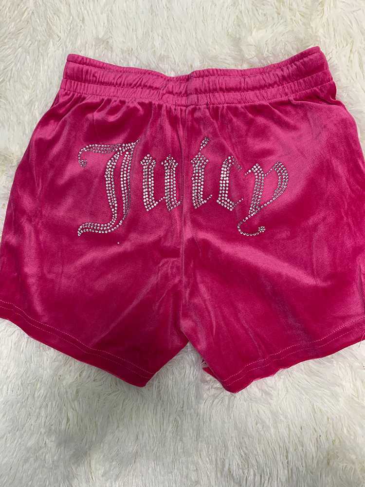 Women's Shorts Velour Sporty Shorts Biker Shorts for Workout Fitness Diamon Juicy Tracksuit Short Sportwear 2023 Trendy Women Summer Shorts